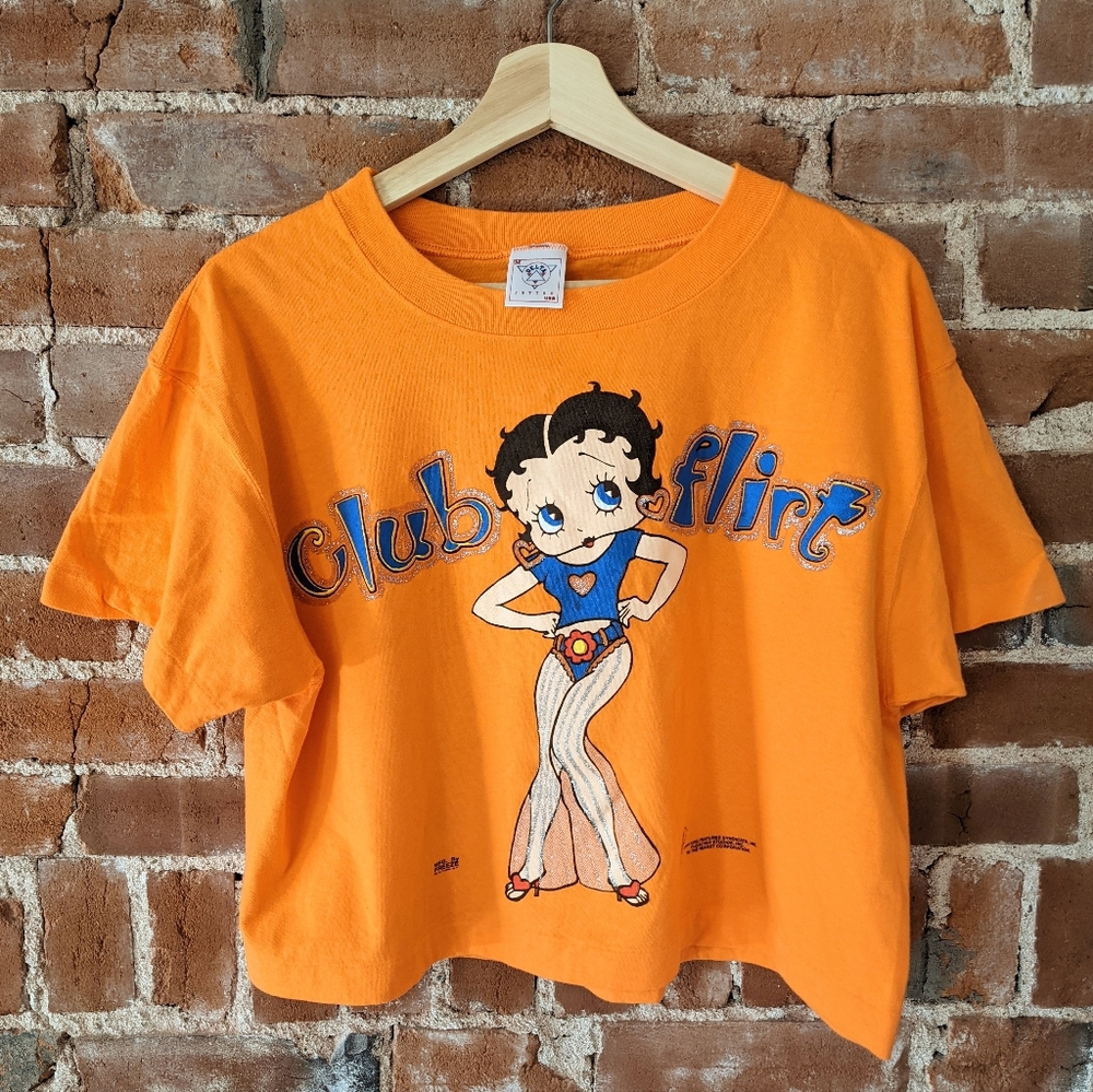 Vintage 90s Betty Boop Crop Top